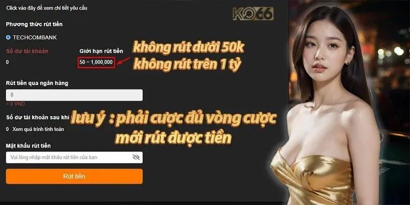 Rút tiền đơn giản ngay sau mỗi ván cược thắng